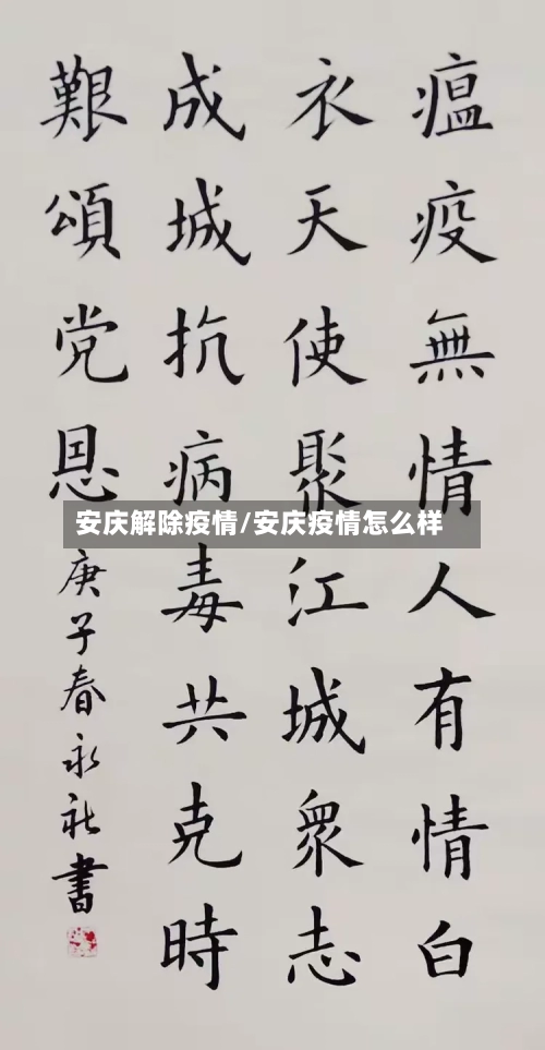 安庆解除疫情/安庆疫情怎么样-第2张图片