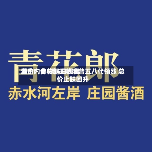 酒价内参6月6日费用发布：青花郎五粮液普五八代领涨 总价止跌回升-第3张图片